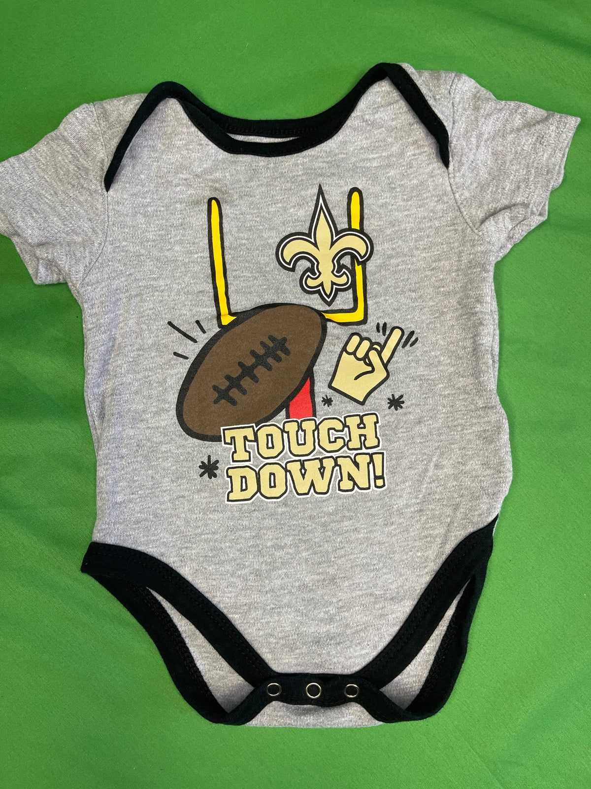 NFL New Orleans Saints Touchdown Bodysuit Infant 12 Months