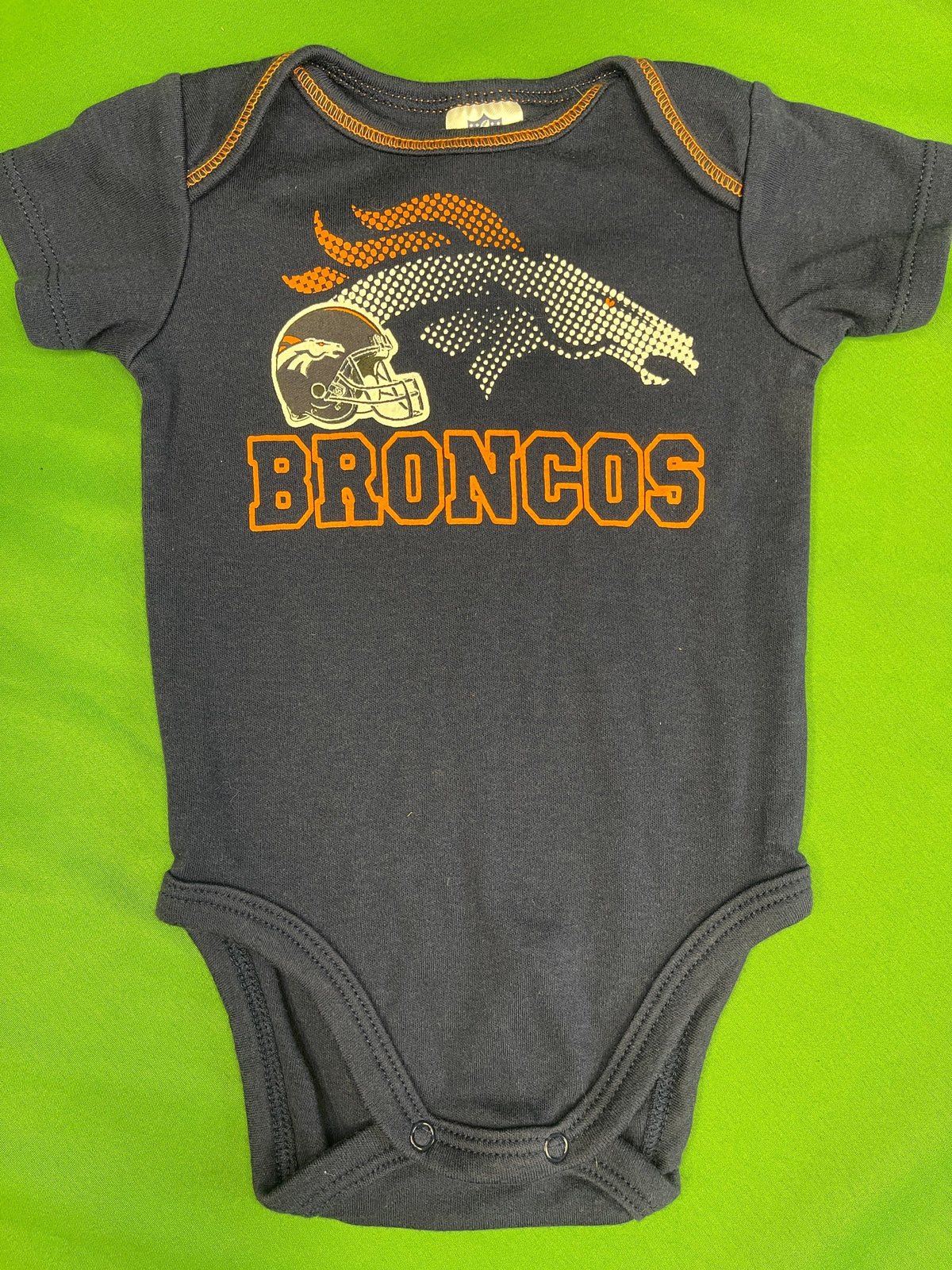 NFL Denver Broncos Blue Bodysuit/Vest Newborn 0-3 Months