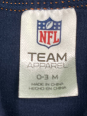 NFL Denver Broncos Blue Bodysuit/Vest Newborn 0-3 Months