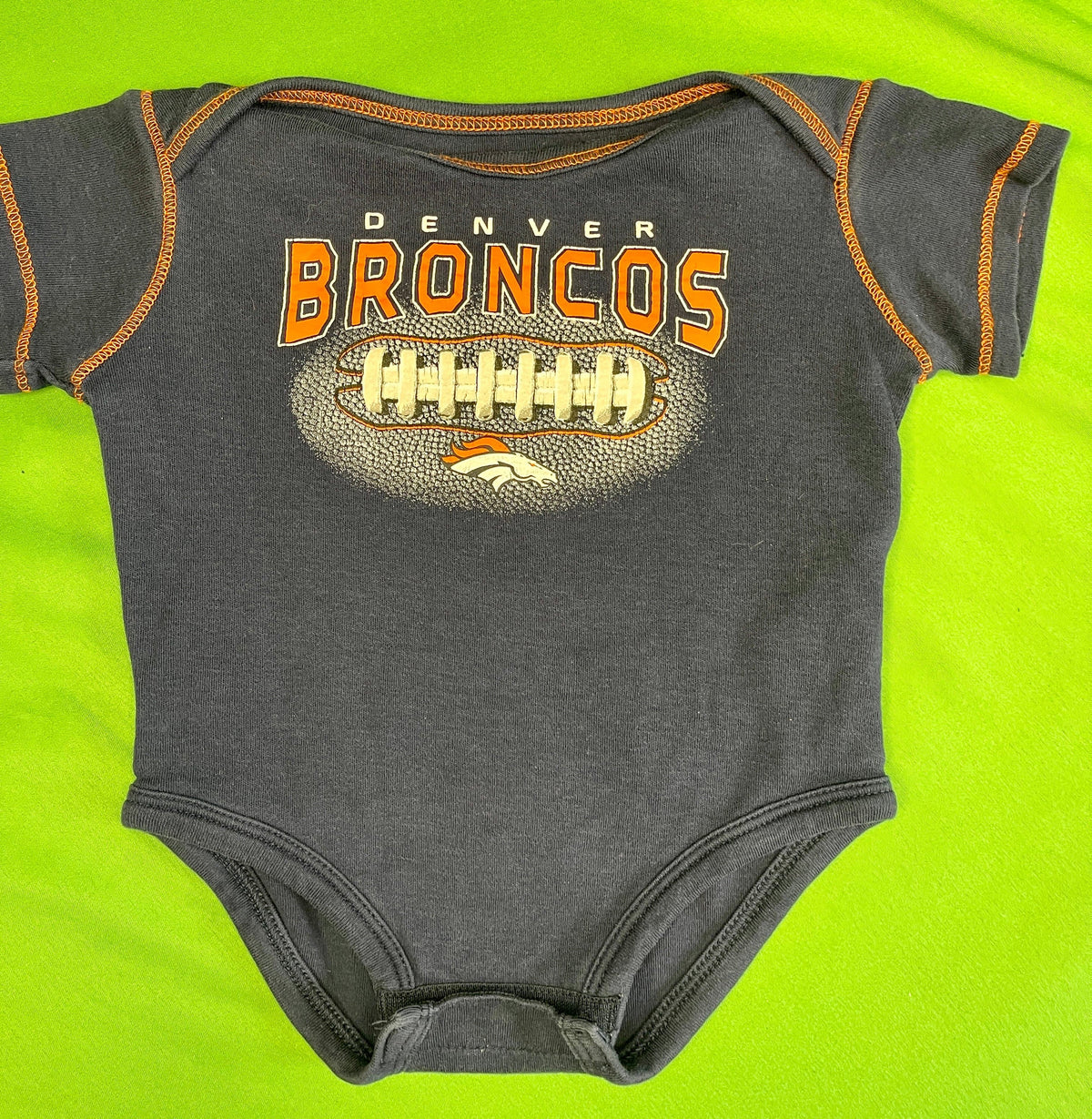 NFL Denver Broncos Baby Infant Vest/Bodysuit 6-9 Months