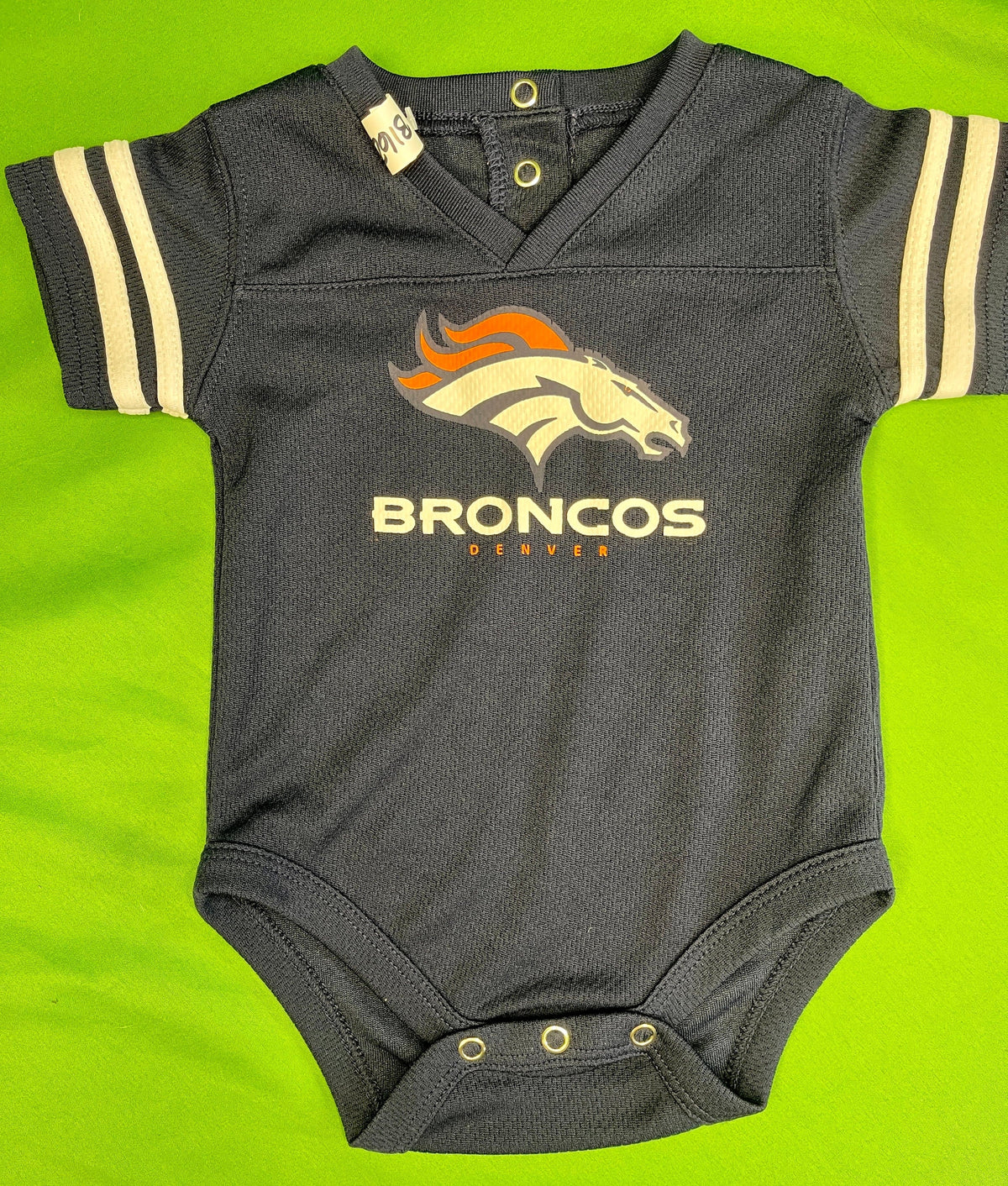 NFL Denver Broncos Jersey-Style Infant Baby Bodysuit/Vest 6-9 Months