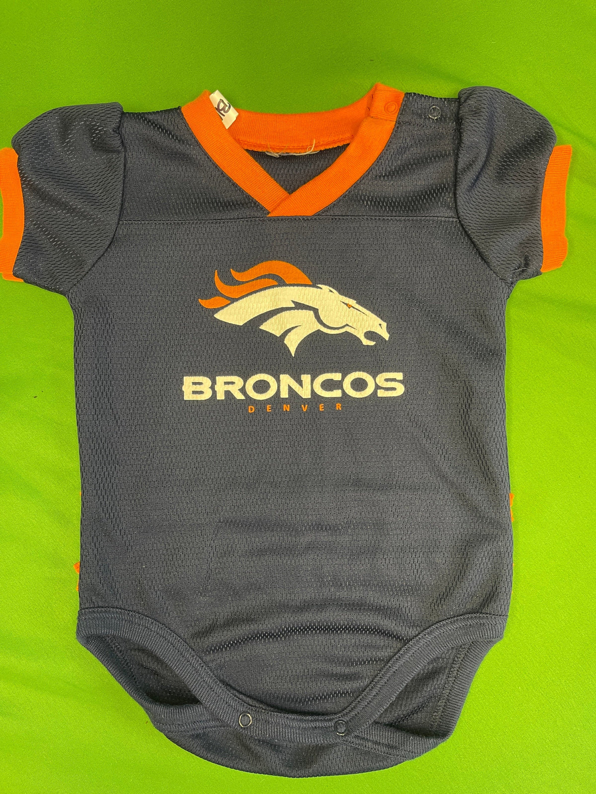 NFL Denver Broncos Ruffle Bum Baby Infant Bodysuit/Vest 6-12 Months