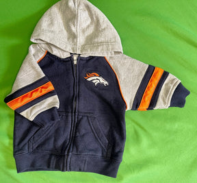 NFL Denver Broncos Full Zip Hooded Jacket Infant 3-6 Months