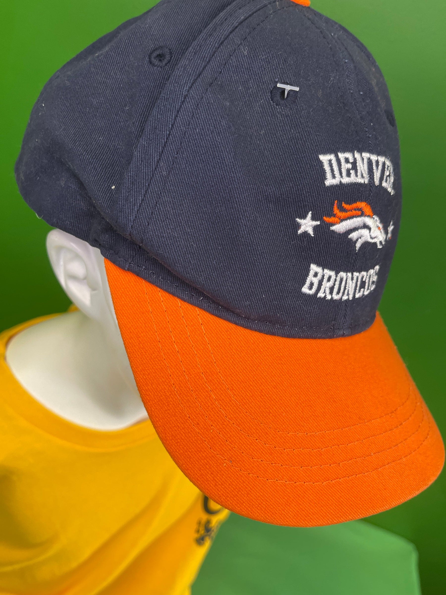 NFL Denver Broncos 100% Cotton Baseball Hat/Cap Youth OSFM