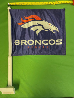 NFL Denver Broncos Double-Sided Car Auto Flag New w/o Tags