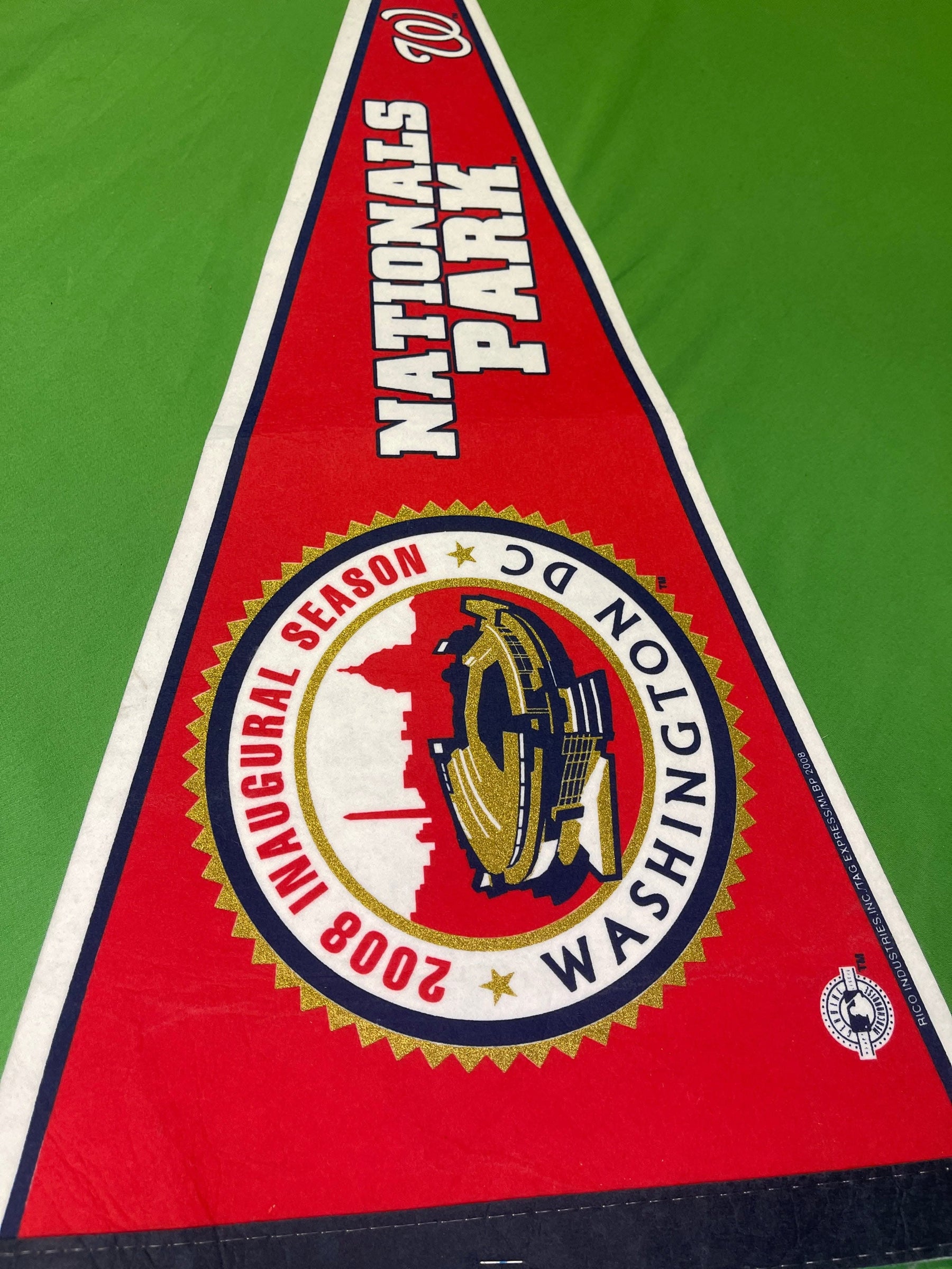 MLB Washington Nationals 2008 Inaugural Season Full-Size Pennant NWT