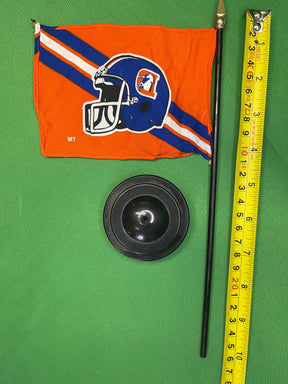 NFL Denver Broncos Vintage Desktop Flag w/ Base