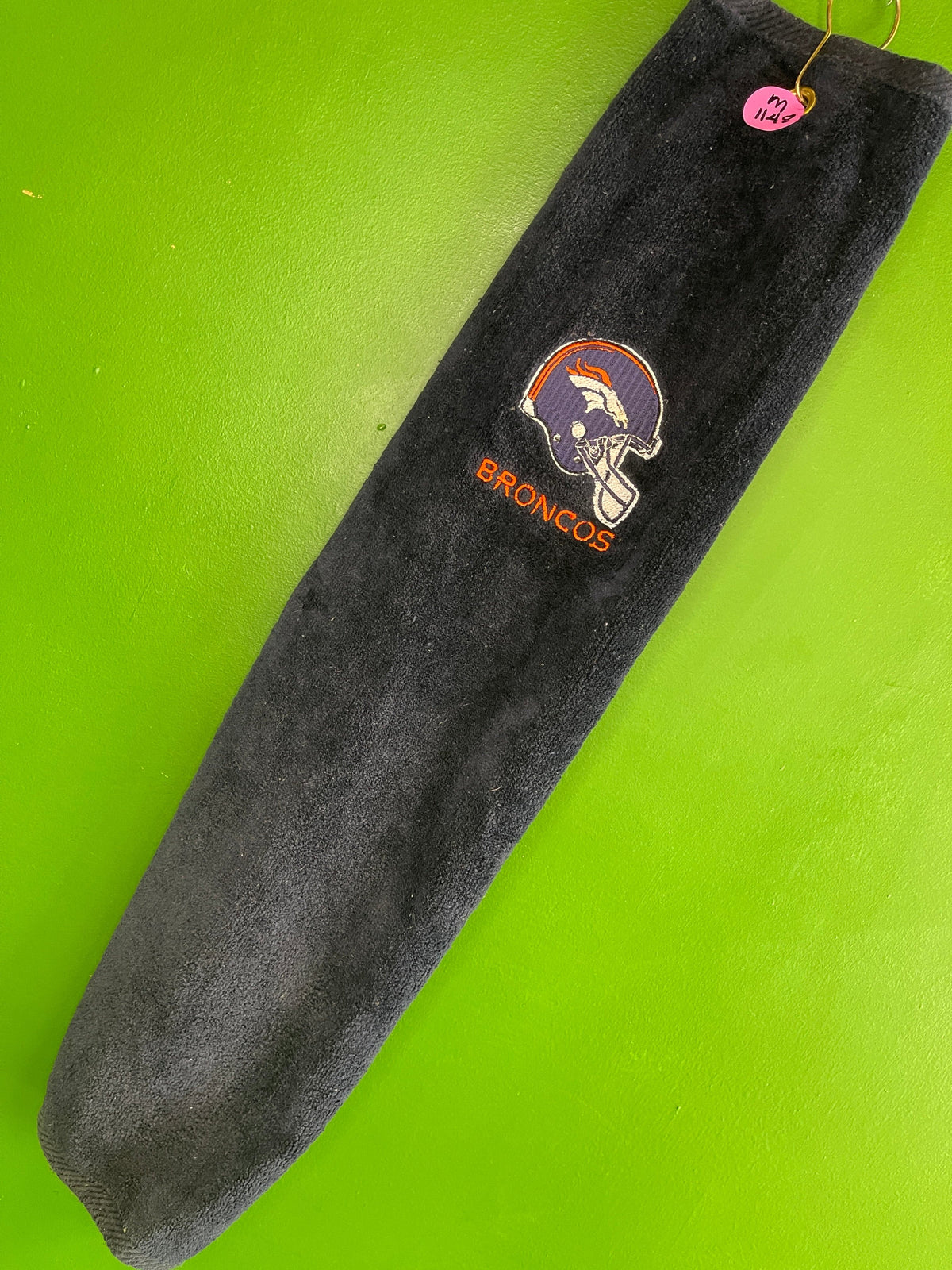 NFL Denver Broncos Embroidered Golf Towel w/Hook Clip