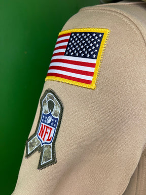 NFL Philadelphia Eagles Salute 2 Service Camo Pullover Hoodie Youth Medium 10-12
