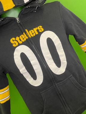 NFL Pittsburgh Steelers Full Zip Hoodie Youth Medium 10-12