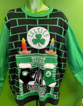 NBA Boston Celtics "Ugly" Christmas Sweater Jumper Men's 2X-Large NWT