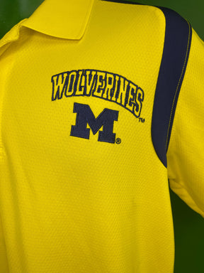 NCAA Michigan Wolverines Golf Polo Shirt Men's Medium 38/40