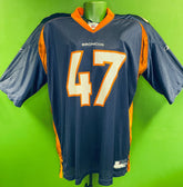 NFL Denver Broncos John Lynch #47 Reebok Jersey Men's 4X-Large