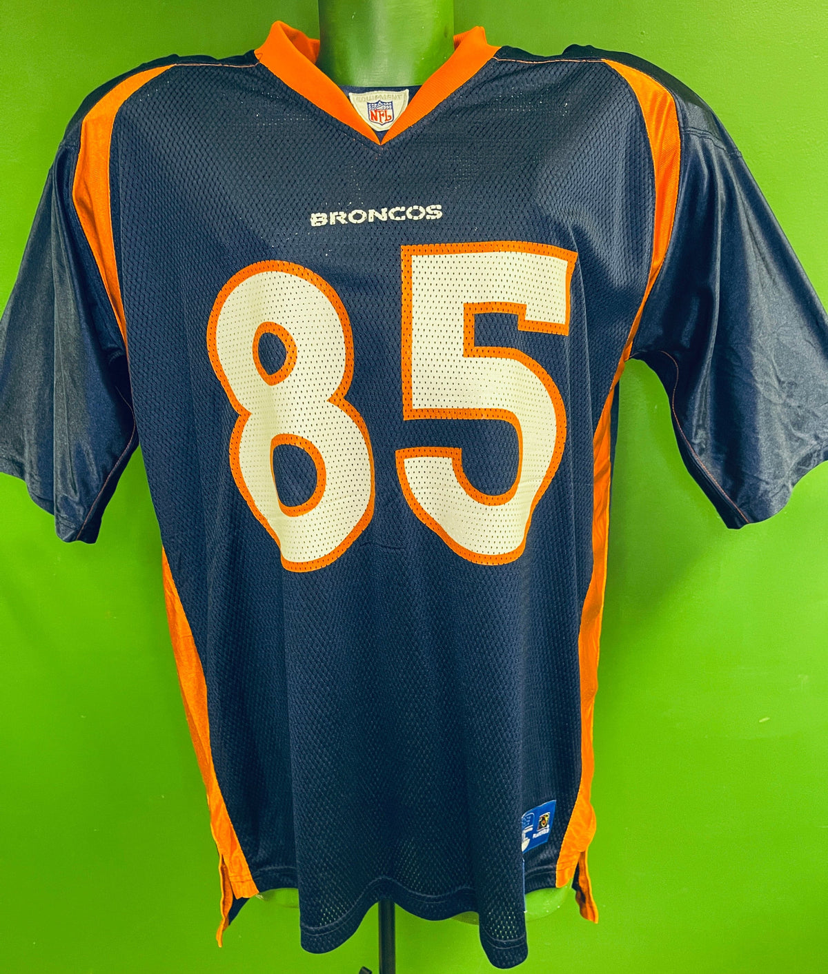 NFL Denver Broncos Ashley Lelie #85 Reebok Jersey Men's X-Large