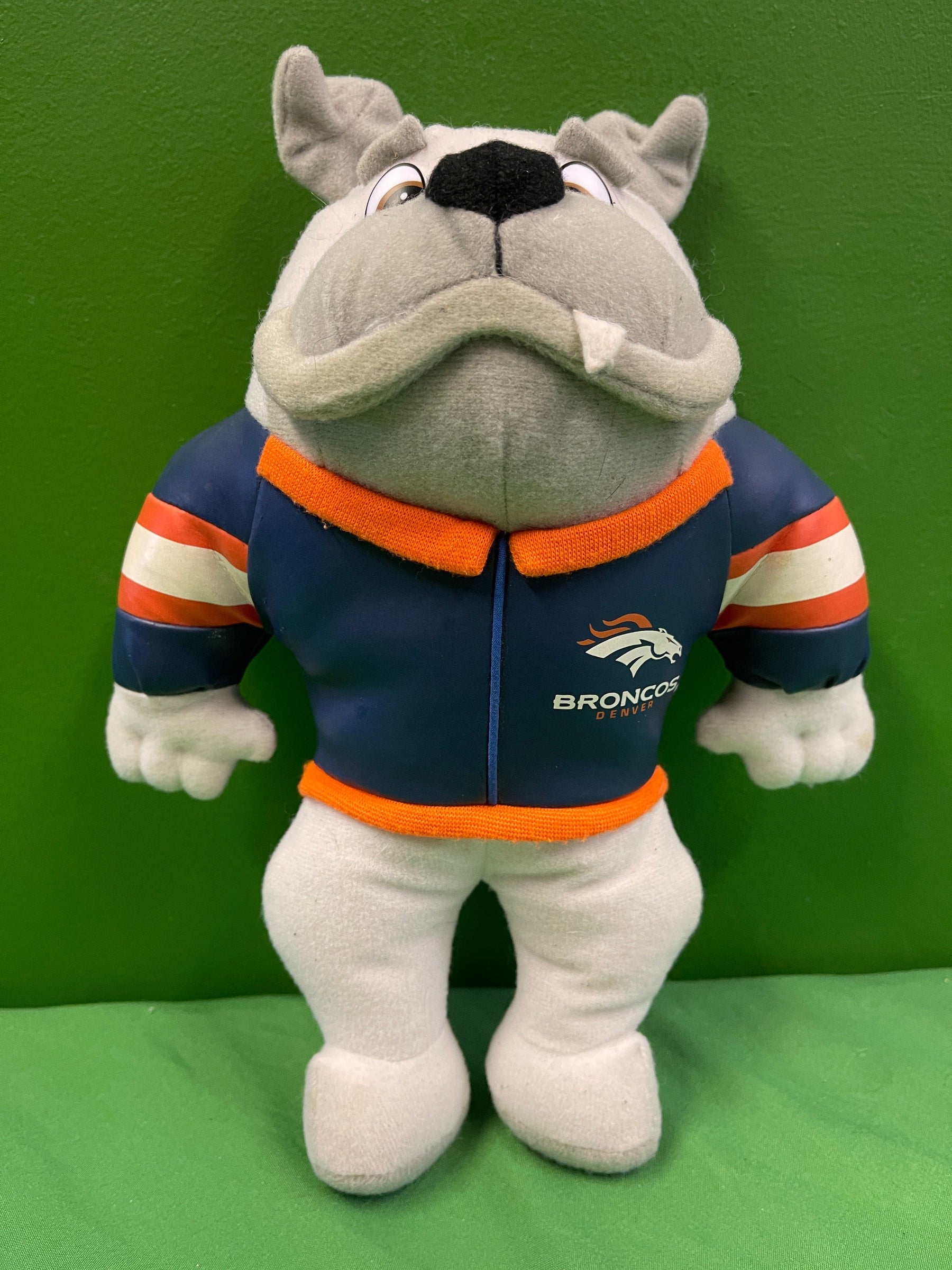 NFL Denver Broncos Cute Bulldog Cuddly Toy