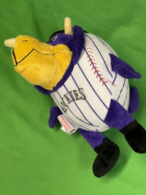 MLB Colorado Rockies Orbiez Dinger Dinosaur Mascot Cuddly Toy 9"