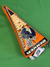 NFL Denver Broncos Vinyl Sponge Decorative Pennant NWT