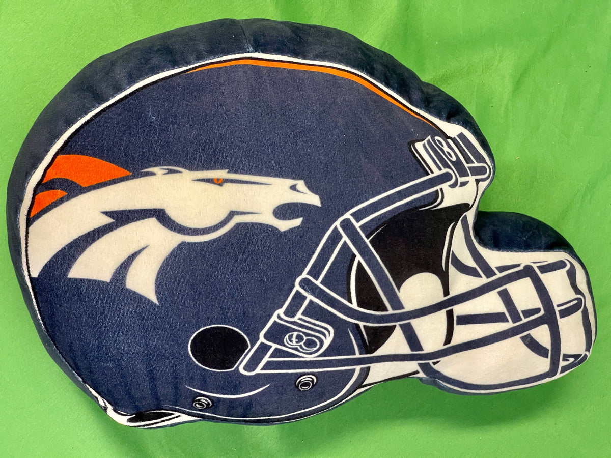 NFL Denver Broncos Helmet Shaped Cloud Pillow