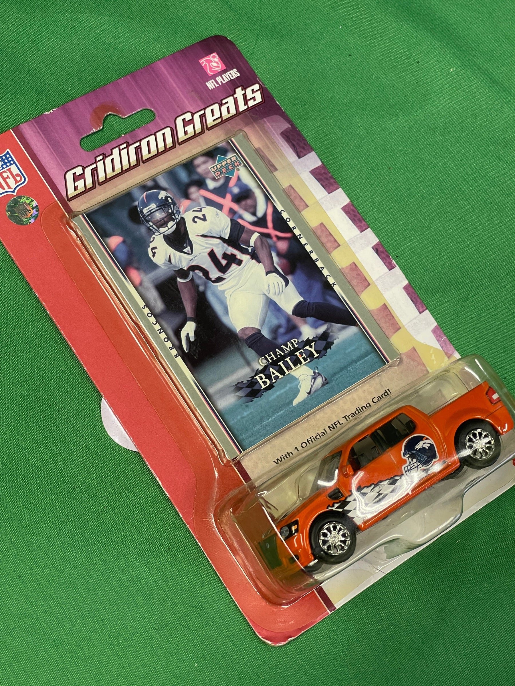 NFL Denver Broncos Champ Bailey #24 Gridiron Greats SVT Ford Truck 1:64 NWT