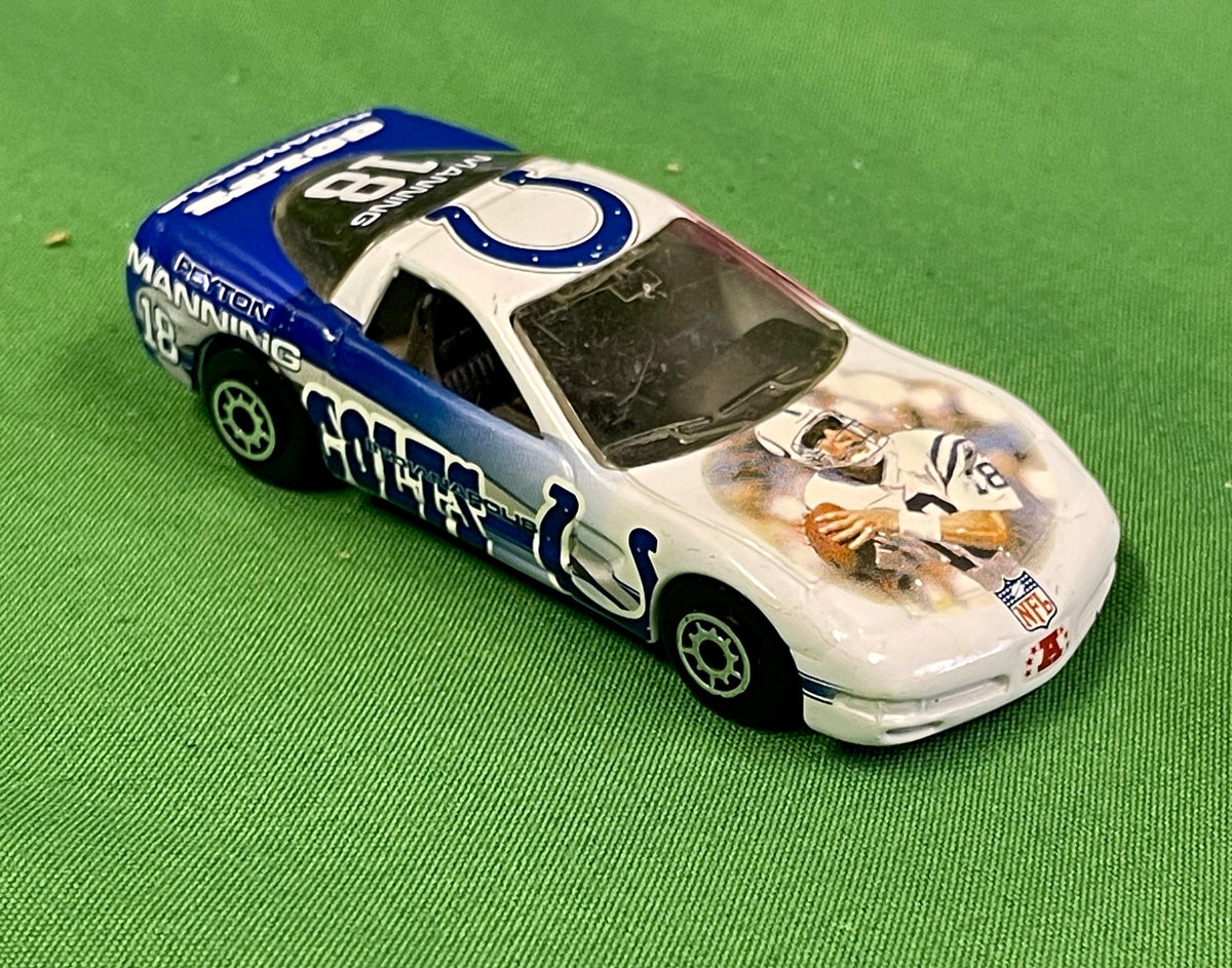 NFL Indianapolis Colts Peyton Manning #18 Hasbro Corvette 1999 Toy Car