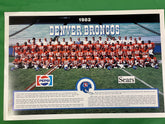 NFL Denver Broncos 12" x 18" 1982 Team Photo