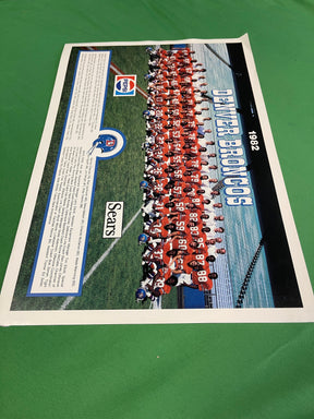 NFL Denver Broncos 12" x 18" 1982 Team Photo