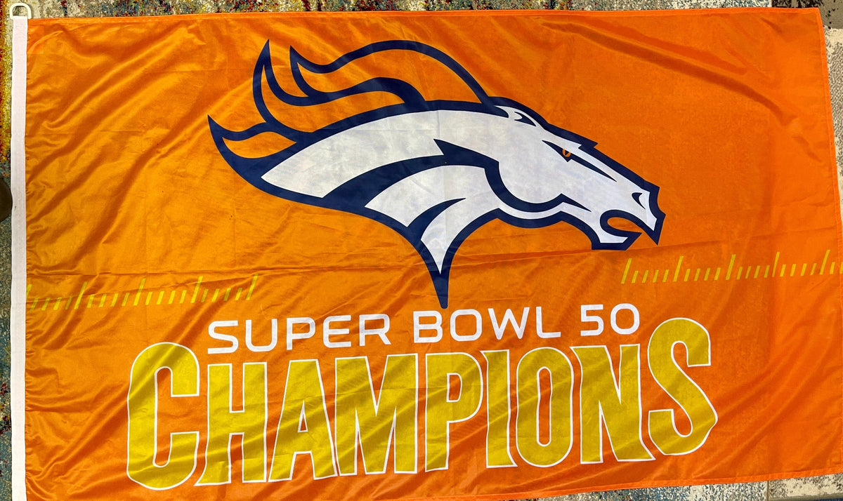 NFL Denver Broncos Super Bowl 50 Champions Flag 3' x 5'