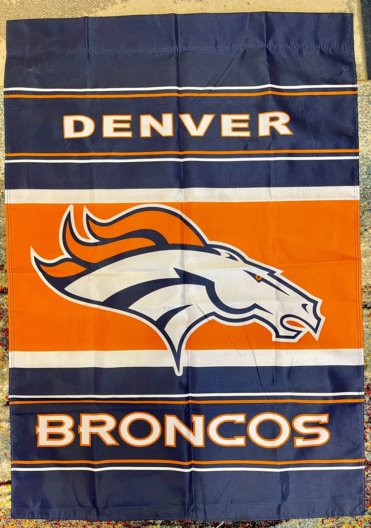 NFL Denver Broncos Vertical Banner Flag 30" x 42"