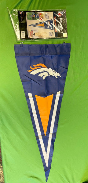 NFL Denver Broncos Embroidered 34" x 14" Indoor/Outdoor Pennant NWT