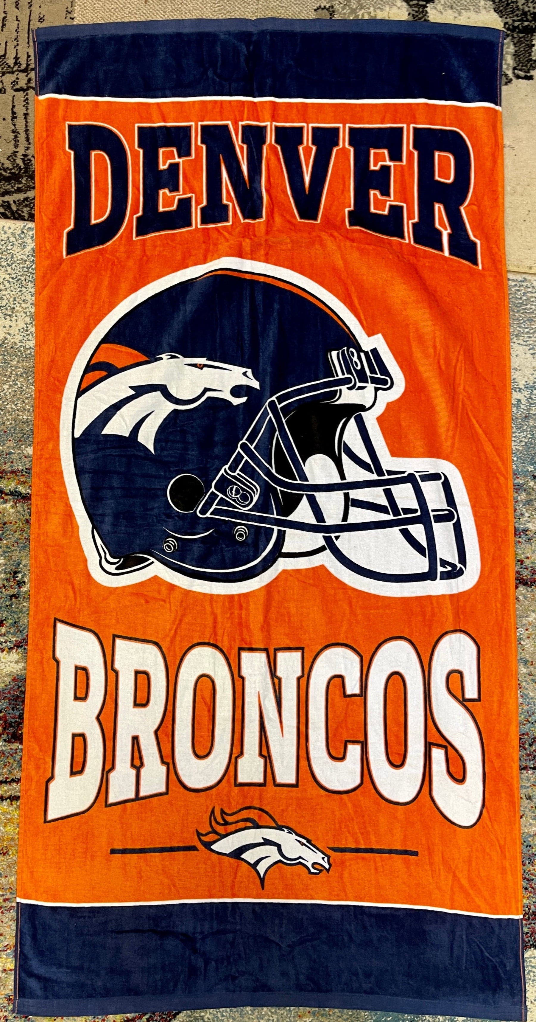 NFL Denver Broncos 100% Cotton Beach/Bath Towel 30" x 60"