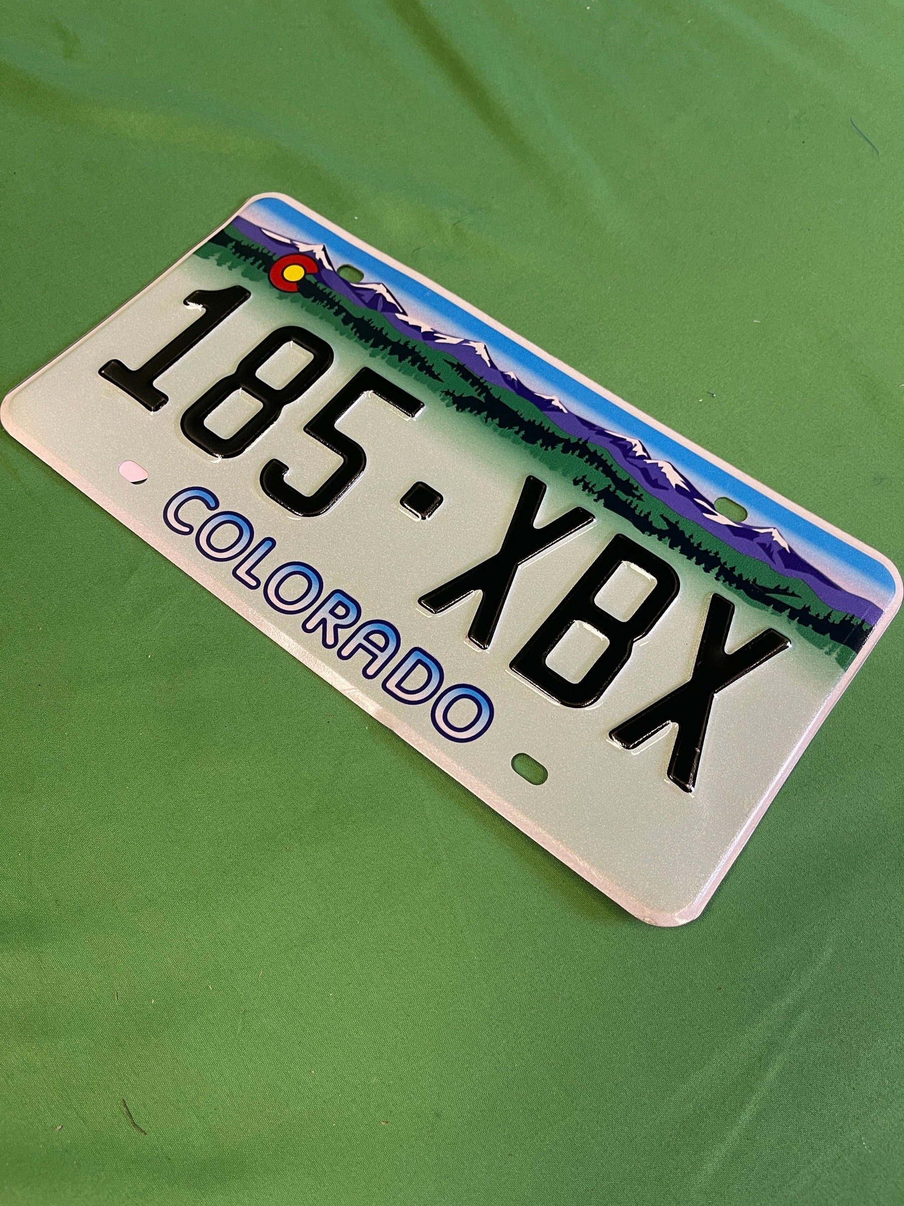 USA Americana Colorado Designer Number Plate