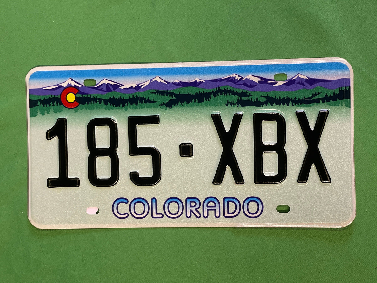 USA Americana Colorado Designer Number Plate