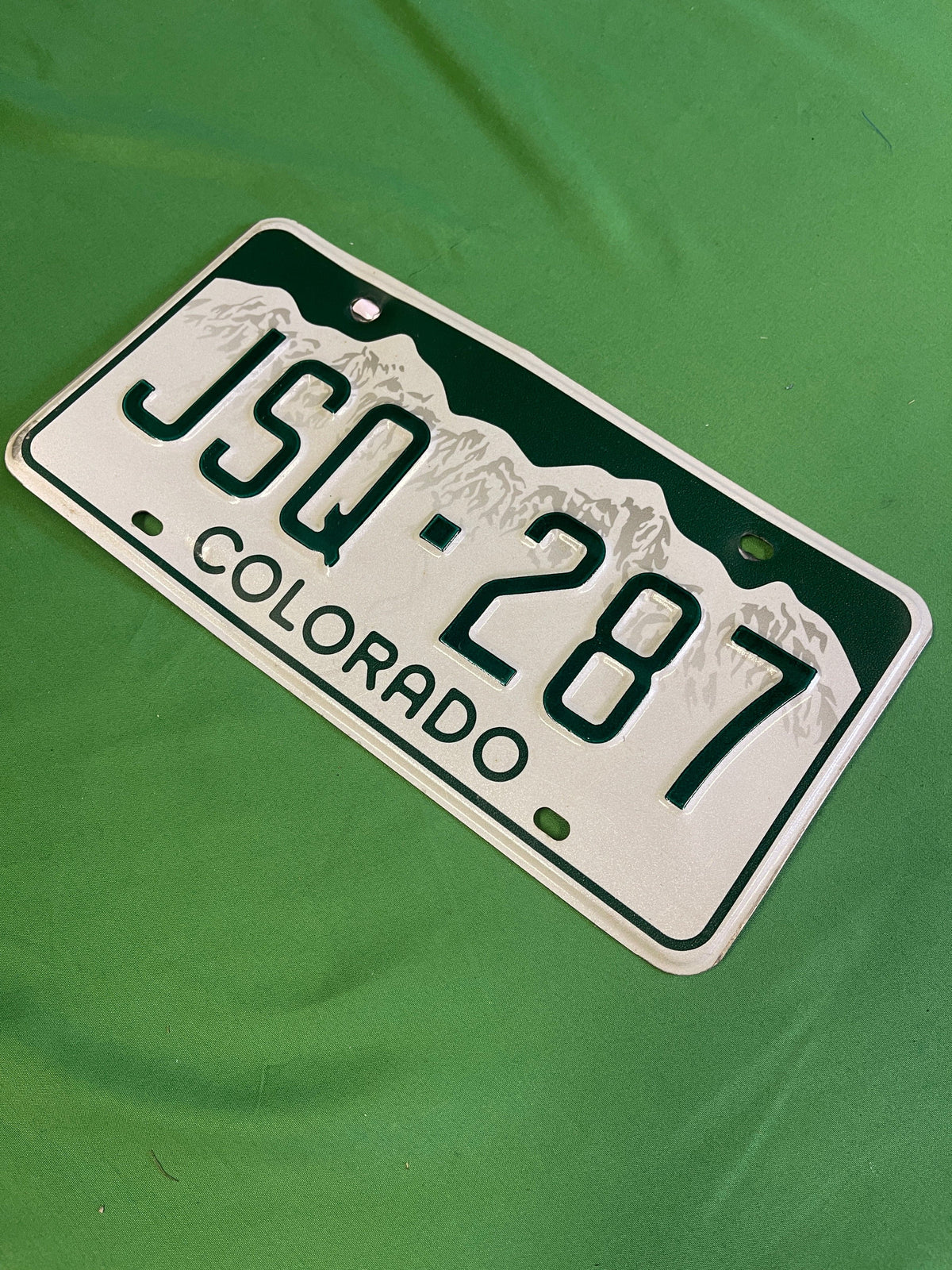USA Americana Colorado Classic Number Plate