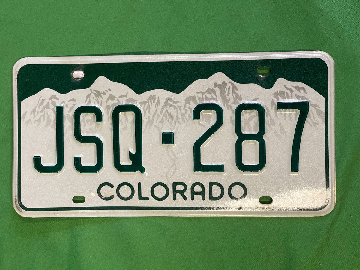 USA Americana Colorado Classic Number Plate