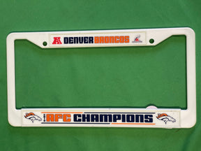 NFL Denver Broncos Fan Cave Plastic Number Plate Photo Frame