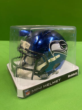 NFL Seattle Seahawks Riddell Chrome Alternate Mini Helmet NWT