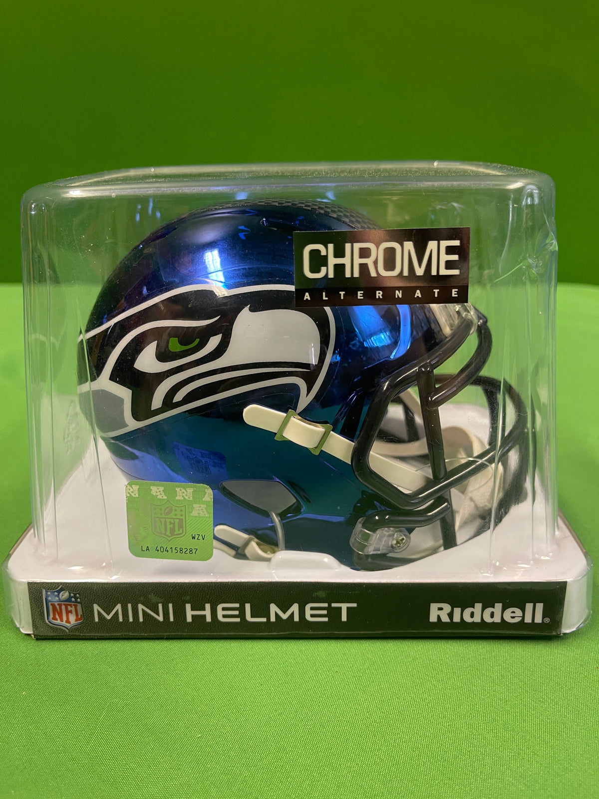 NFL Seattle Seahawks Riddell Chrome Alternate Mini Helmet NWT
