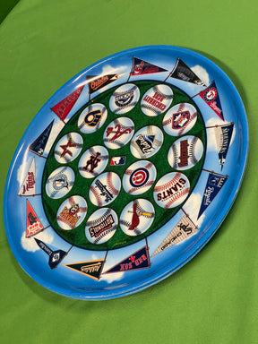MLB Baseball Teams  Set of 2 Plastic Party Tray Platters