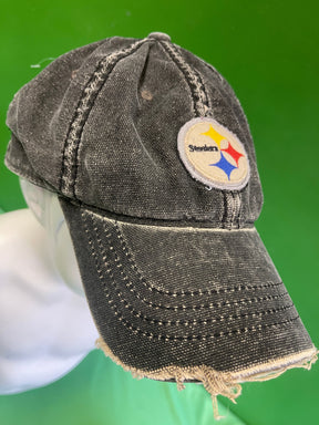 NFL Pittsburgh Steelers Reebok Distressed Vintage Hat/Cap Medium/Large