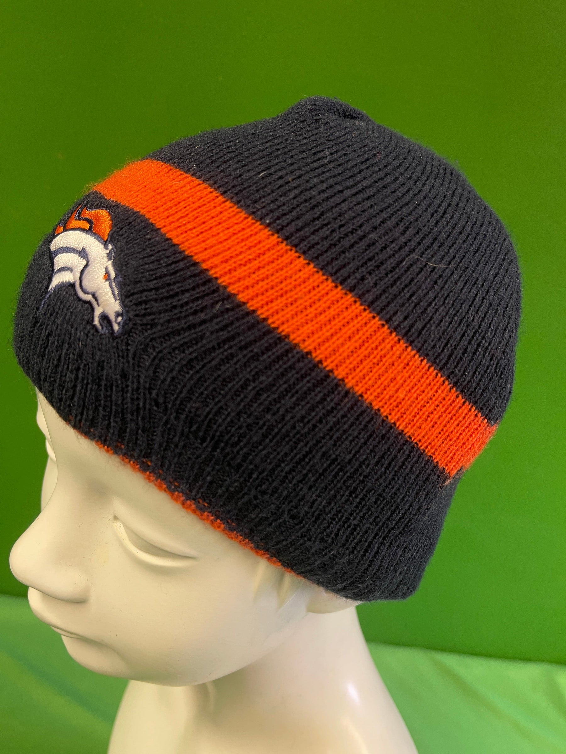 NFL Denver Broncos Acrylic Beanie Woolly Hat Youth Kids' OSFM