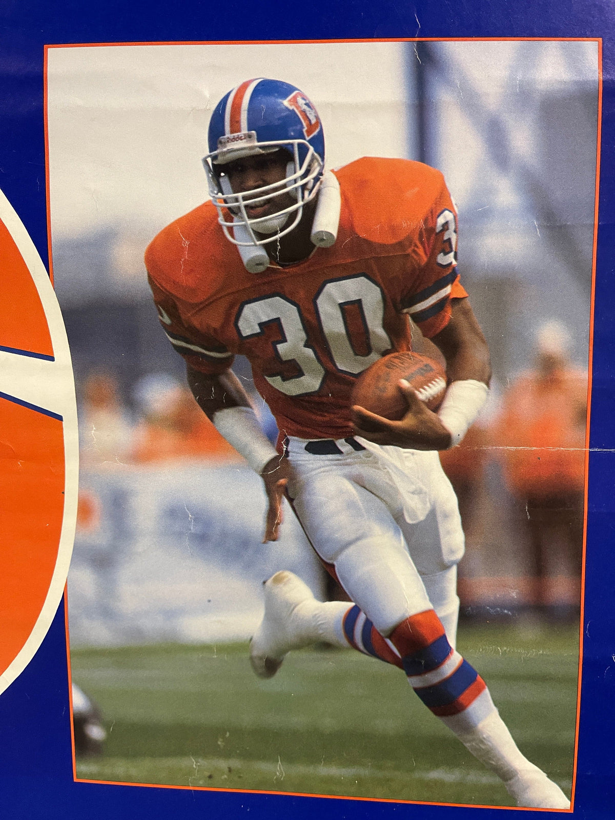 NFL Denver Broncos Vintage 1989 Elway Mecklenberg Poster