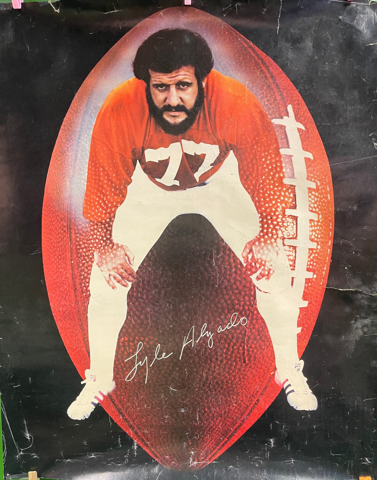 NFL Denver Broncos Lyle Alzado #77 1978 Poster
