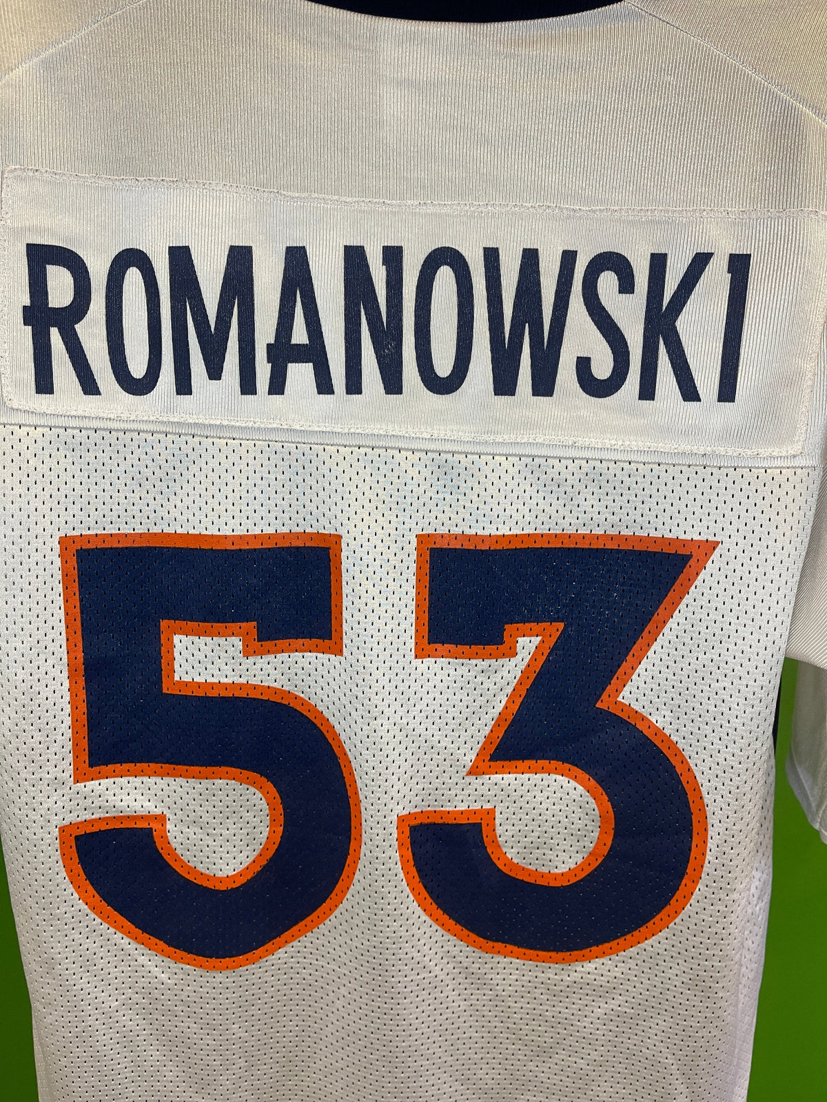 NFL Denver Broncos Bill Romanowski #53 White Jersey Men's Medium