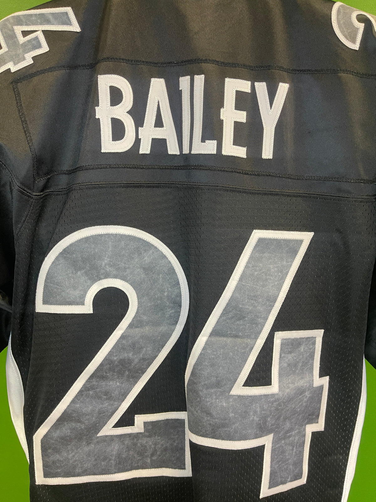 NFL Denver Broncos Champ Bailey #24 Black Greyscale Stitched Jersey Men's Medium