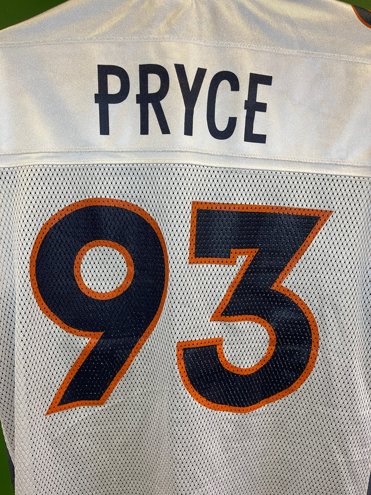 NFL Denver Broncos Trevor Pryce #93 White Jersey Men's Large