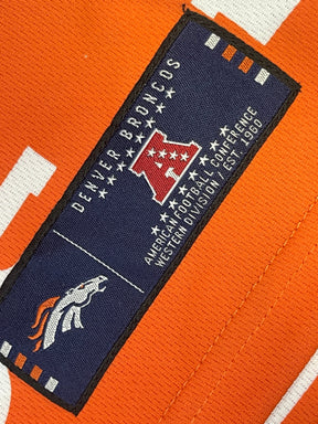 NFL Denver Broncos Orange & Blue Logo Jersey Top Men's Medium NWT