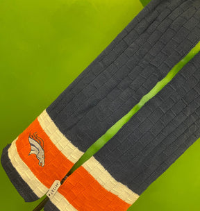 NFL Denver Broncos Acrylic Colour Block Striped Knit Scarf