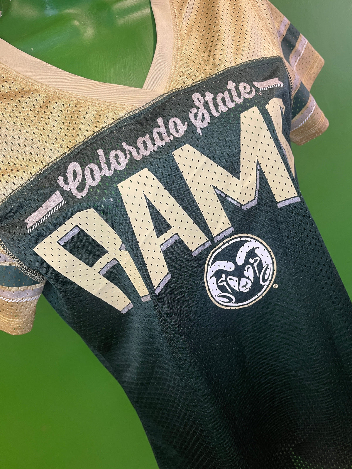 NCAA Colorado State CSU Rams Logo Jersey-Style Top Youth Medium 8-10