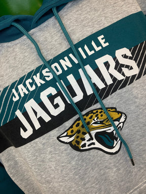 NFL Jacksonville Jaguars Grey Colourblock Hoodie Men's Medium NWT