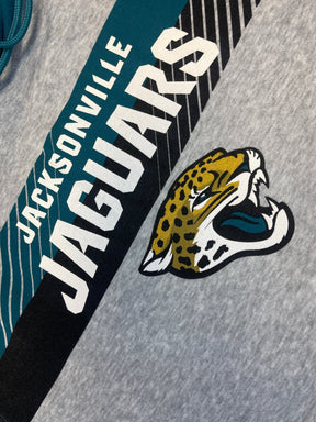 NFL Jacksonville Jaguars Grey Colourblock Hoodie Men's Large NWT